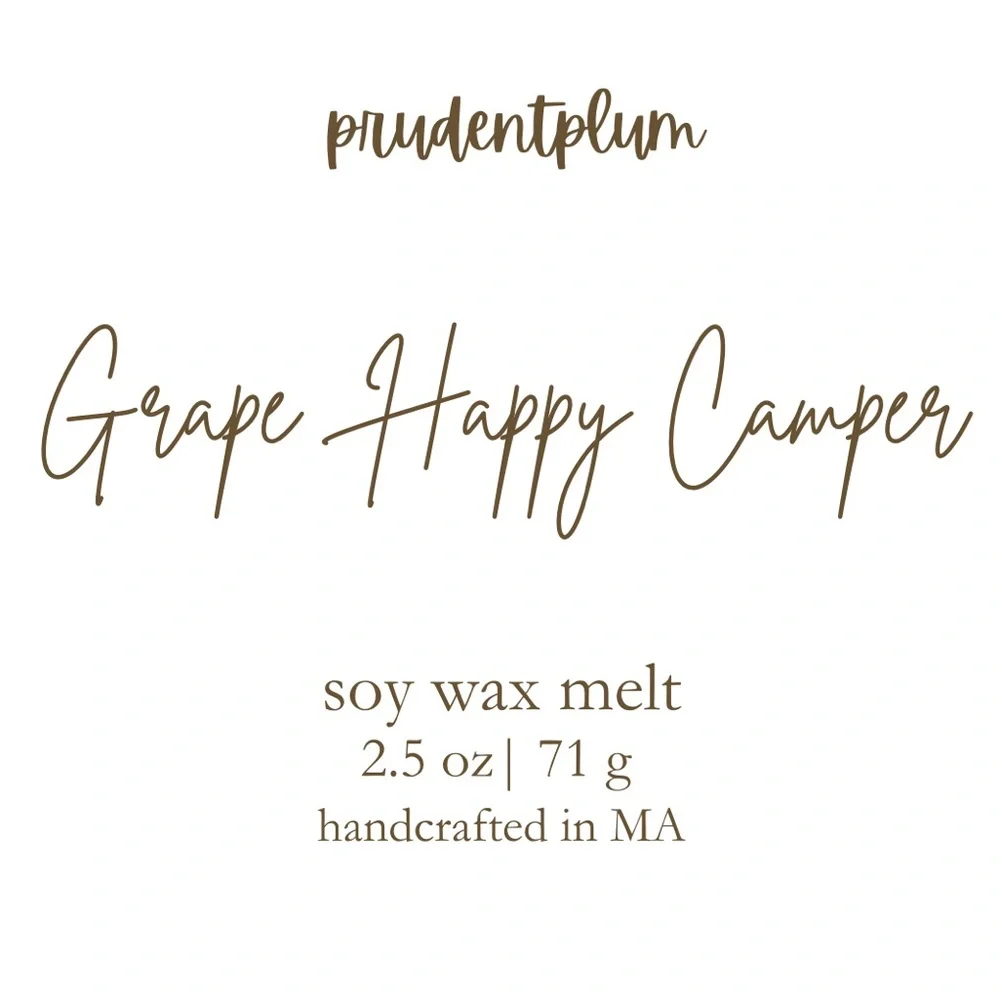 Handmade grape happy